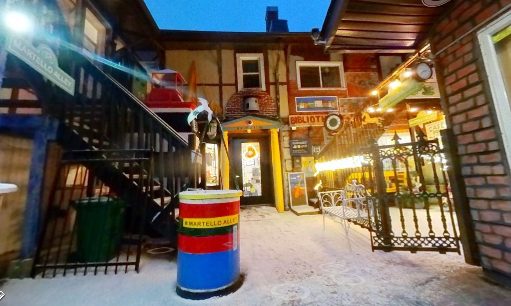 Рождество на Martello Alley, Кингстон, Онтарио, Канада - Виртуальный Тур 3D
